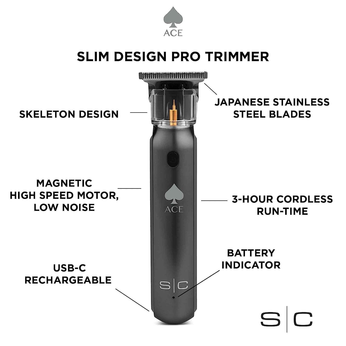 S|C Instinct Vector Motor Cordless Trimmer