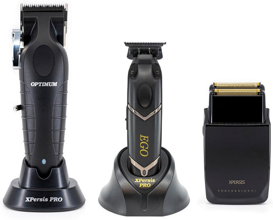 XPERSIS PRO Optimum Black Cordless Barber Combo Set