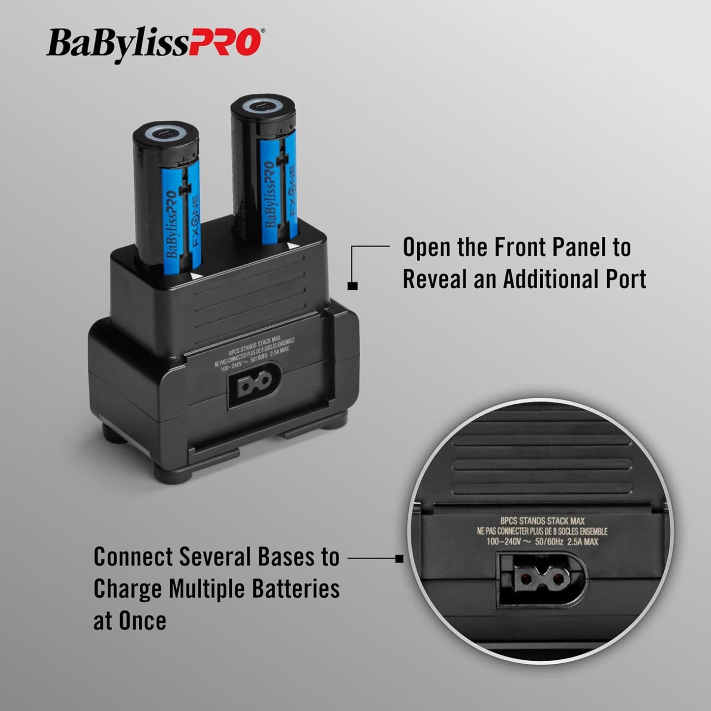 BaBylissPRO FXONE Dual-Battery Charging Base