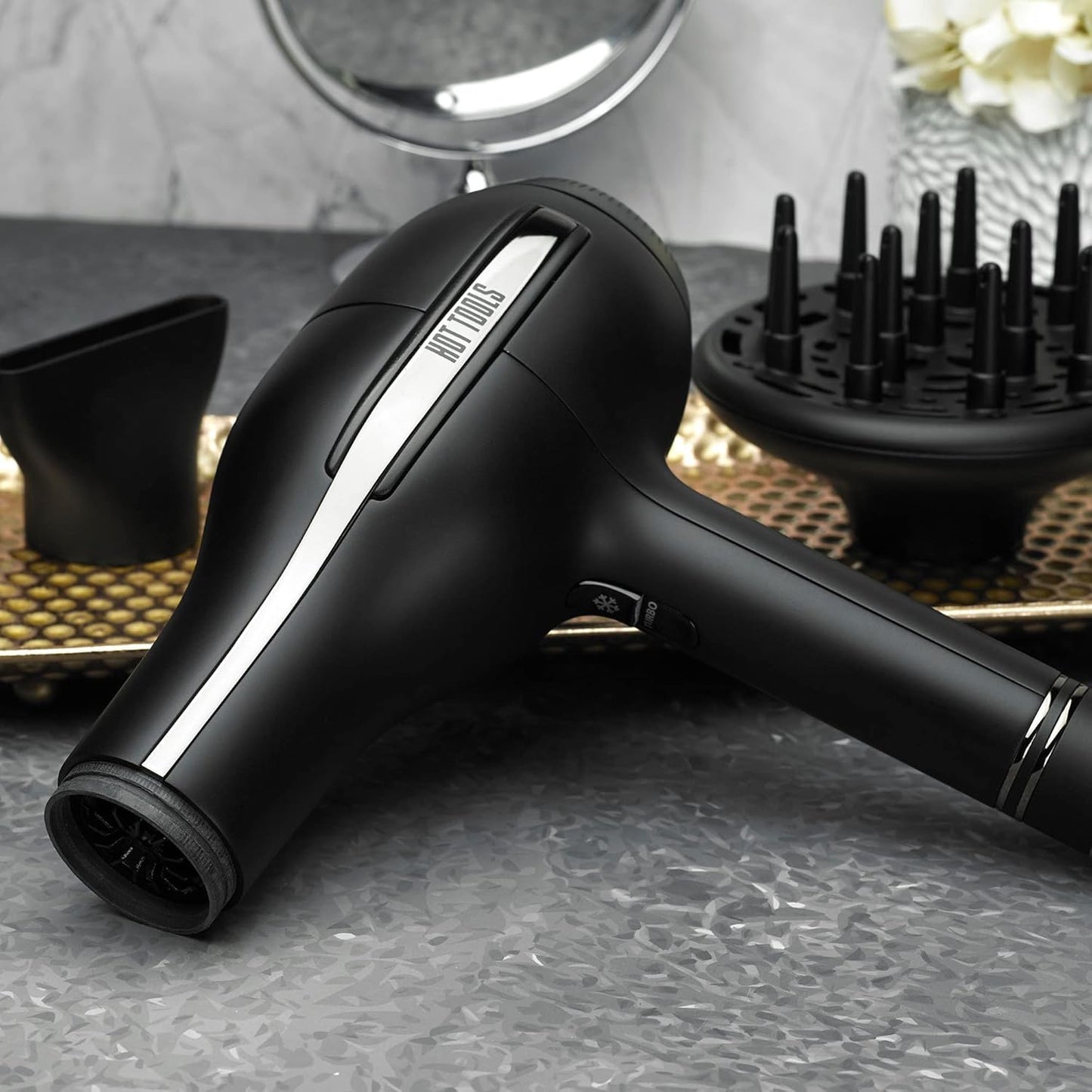 Hot Tools Pro Artist Black Gold 2000 Watt Ionic Hair Dryer