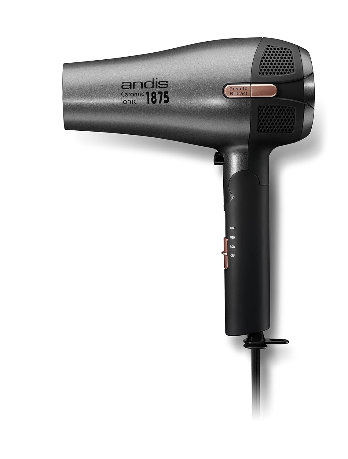 Andis 80280 Fold-n-go 1875 Watt Ceramic Ionic Hair Dryer