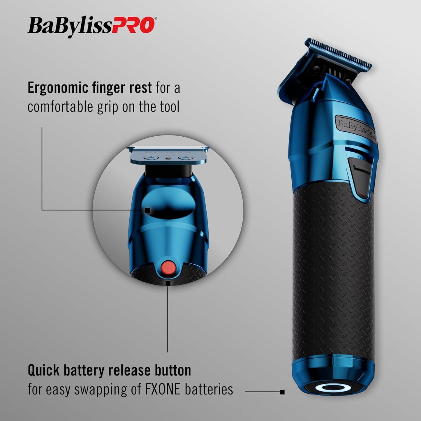 BaByliss PRO FXONE BlueFX Cordless Trimmer