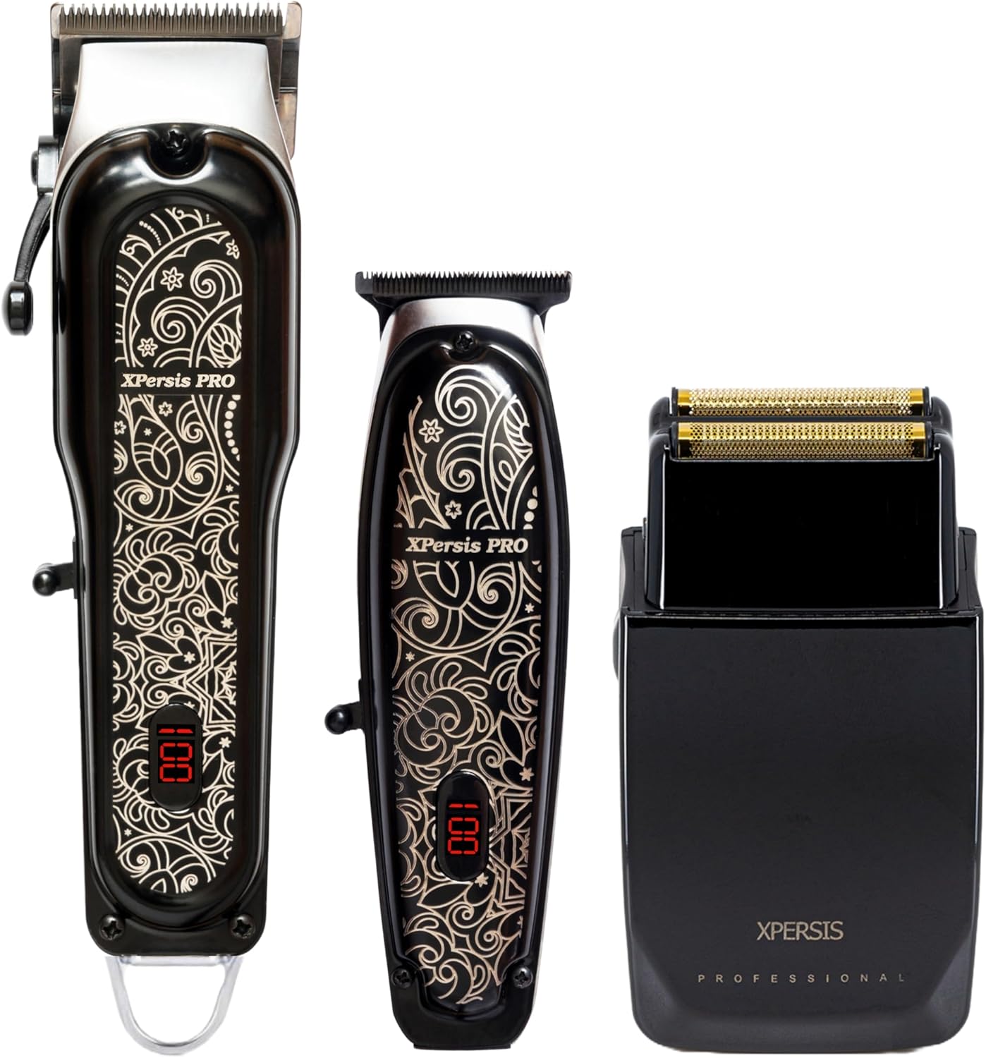 XPERSIS PRO Black Barber Combo & Foil Shaver