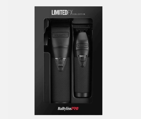 BaByliss PRO Limited FX Clipper & Trimmer Matte Black Set