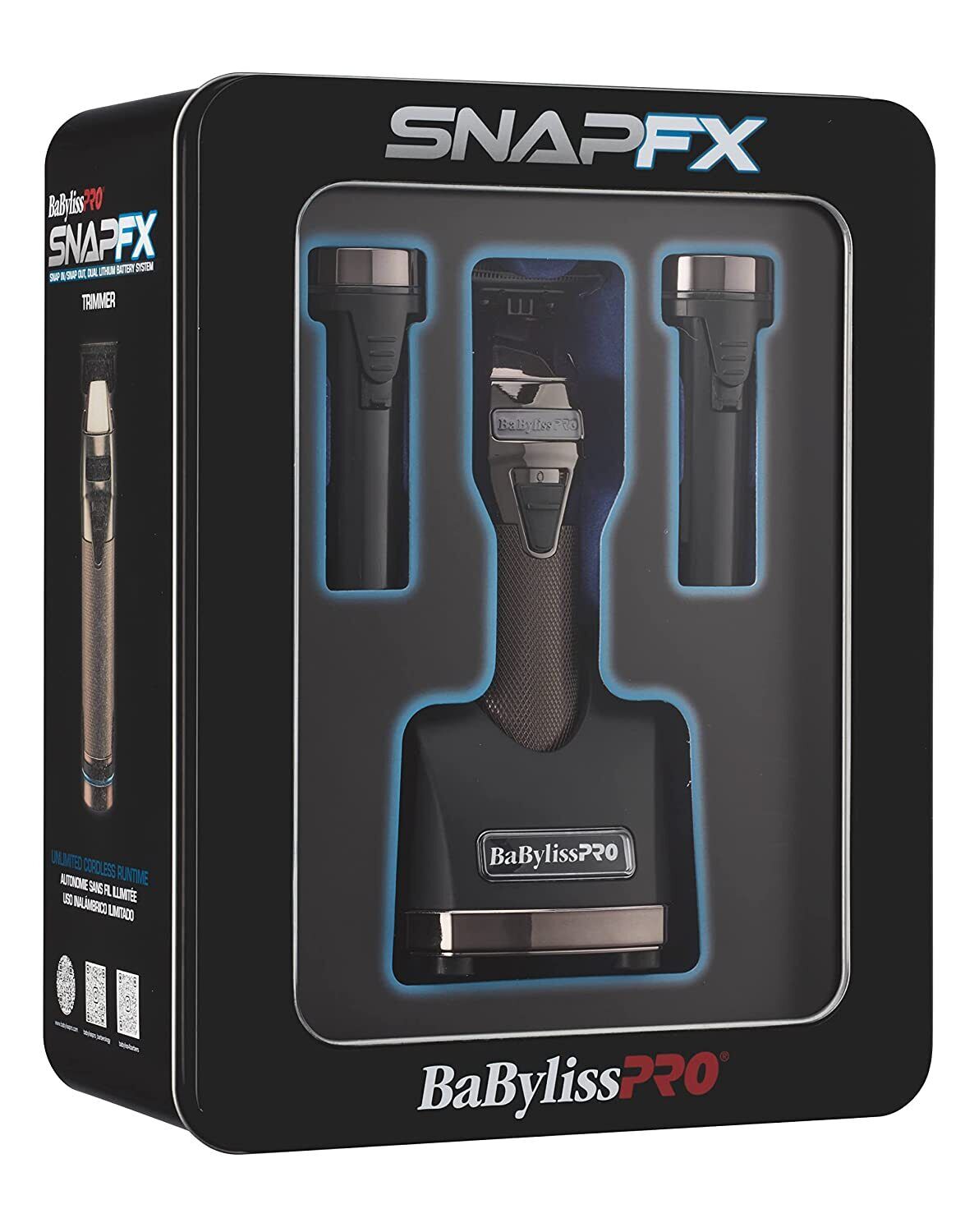 BaByliss PRO Snap Gun Metal Cordless Combo Clipper & Trimmer