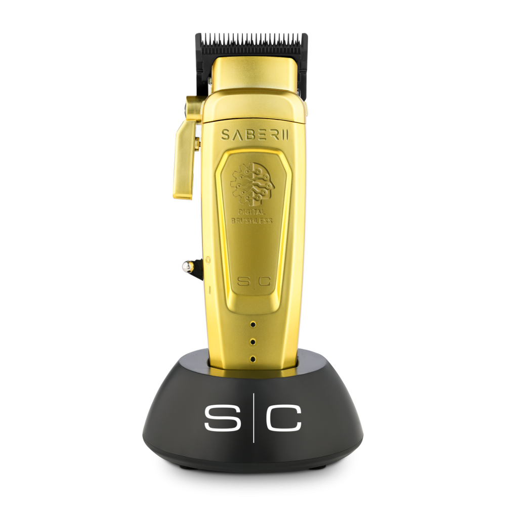 S|C Saber II Metal Cordless Clipper Gold