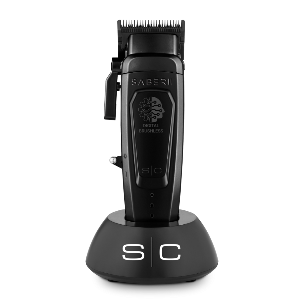 S|C Saber II Metal Cordless Clipper Black