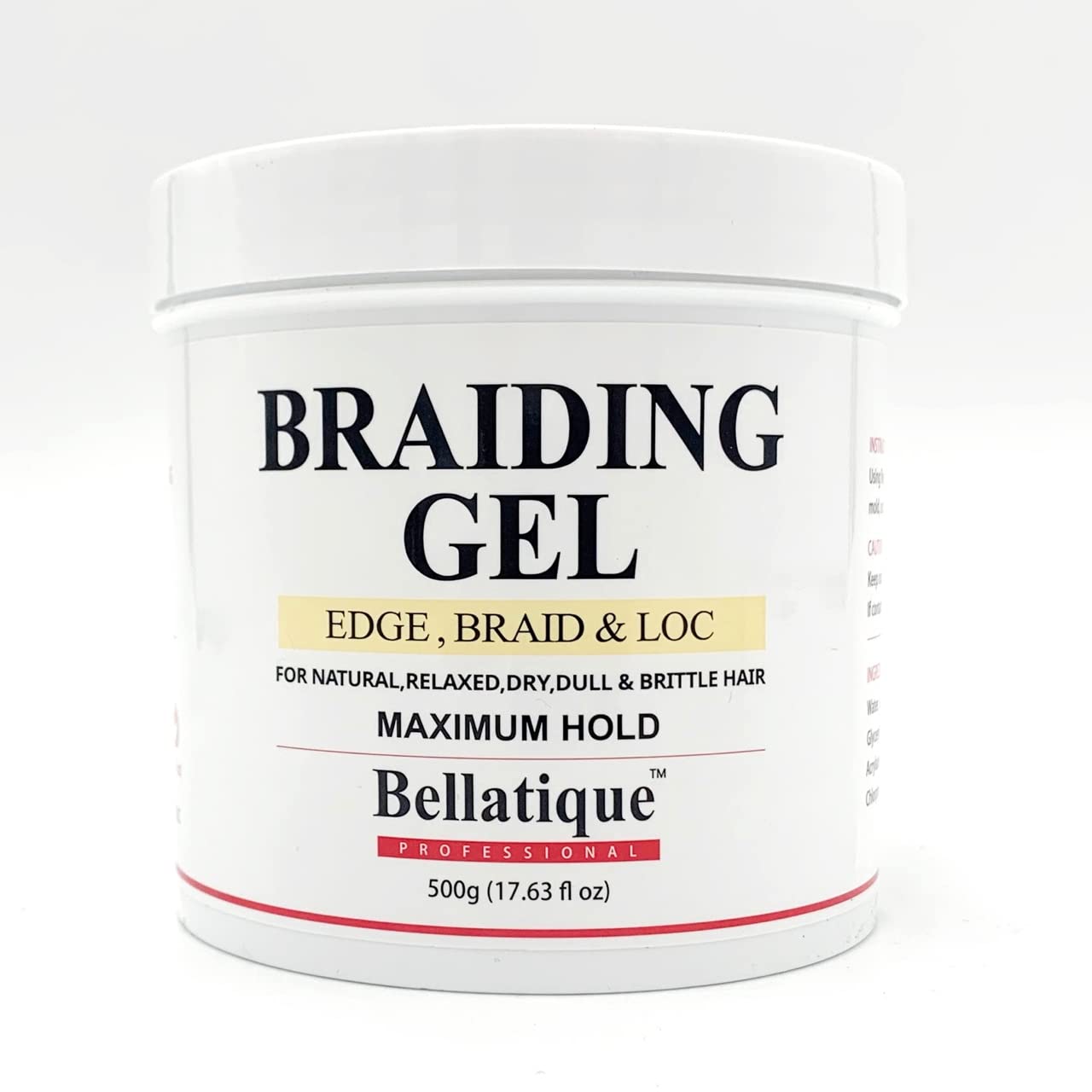 Bellatique Professional Braiding Maximum Hold Styling Gel