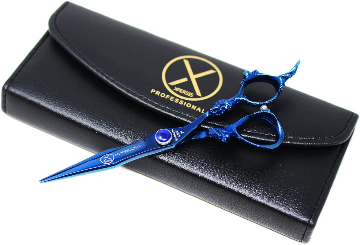 XPERSIS PRO 7″  Blue German Made Barber Hair Cutting Shear