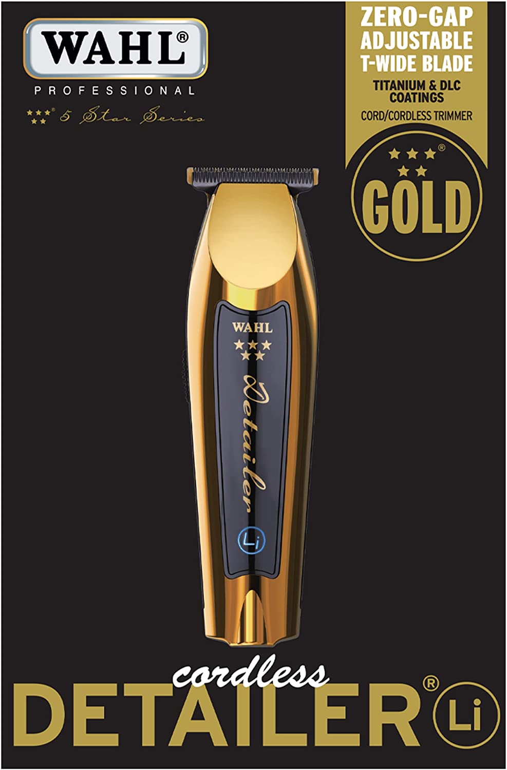 Wahl Detailer Cordless Trimmer Gold 8171-700