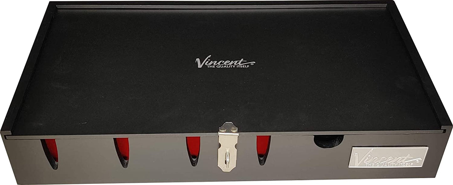 Vincent Countertop Tray Station Organizer 6 Black