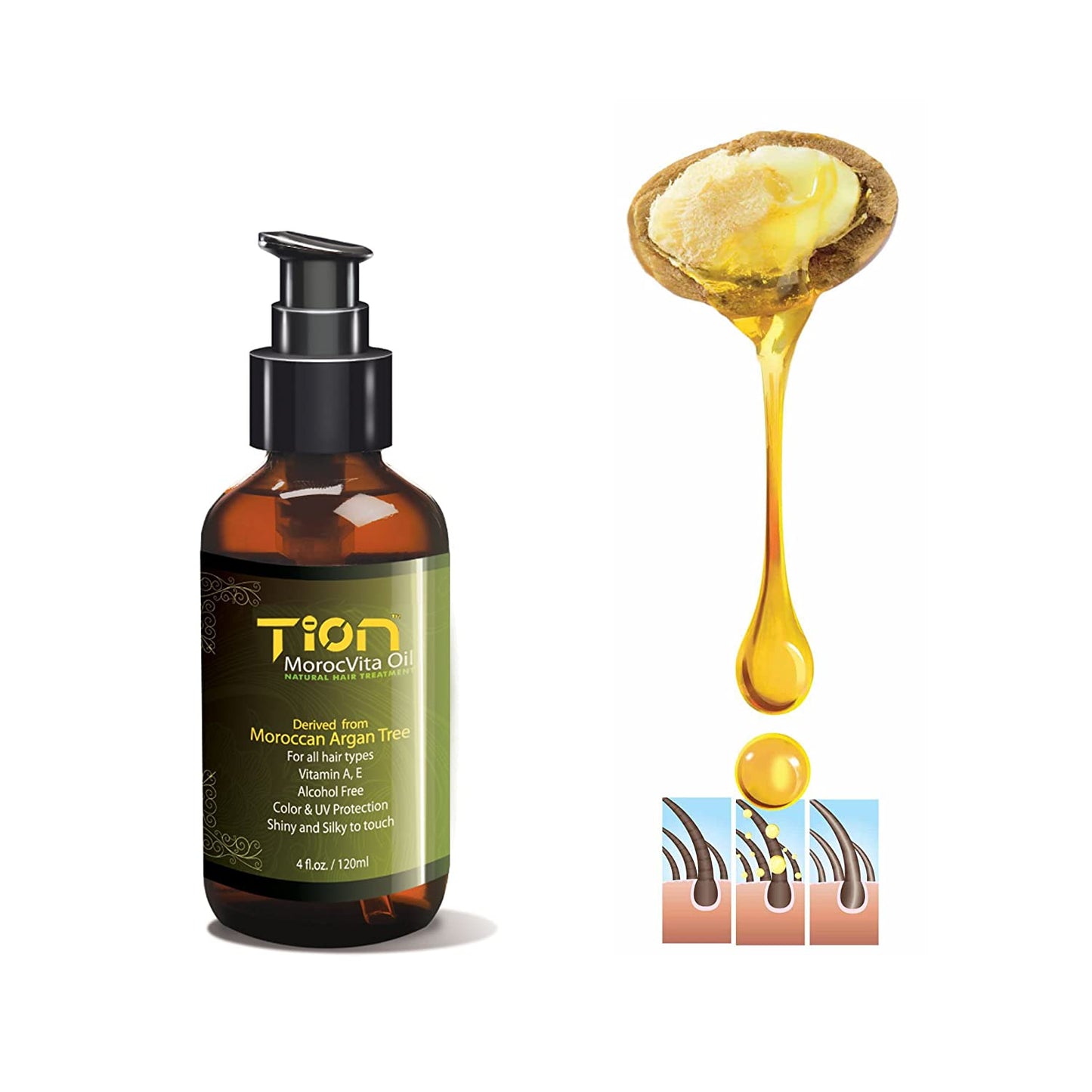 Tion MorocVita Hair Treatment Oil 4oz