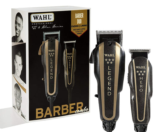 Wahl 5 Star Clipper/Trimmer Barber Combo 8180