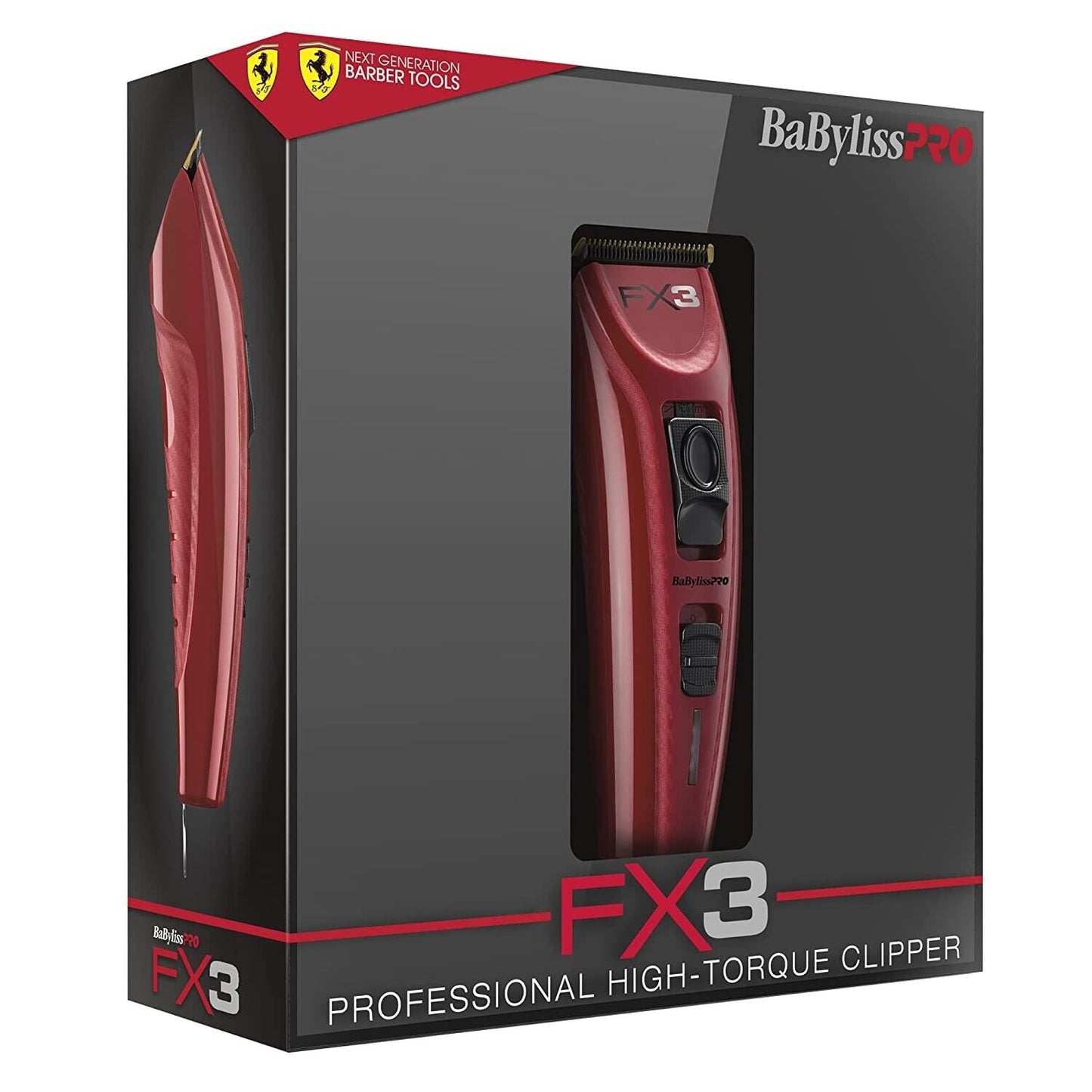 BaByliss Cordless Clipper Red FX3