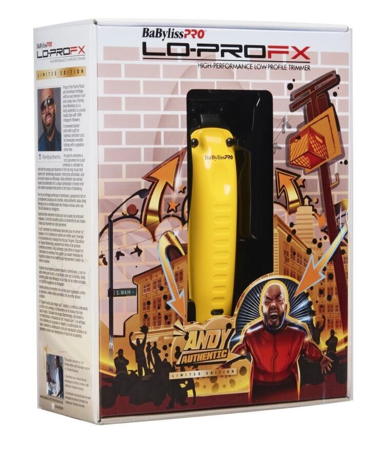 BaByliss LoPro FX Influencer Limited Edition Yellow Trimmer