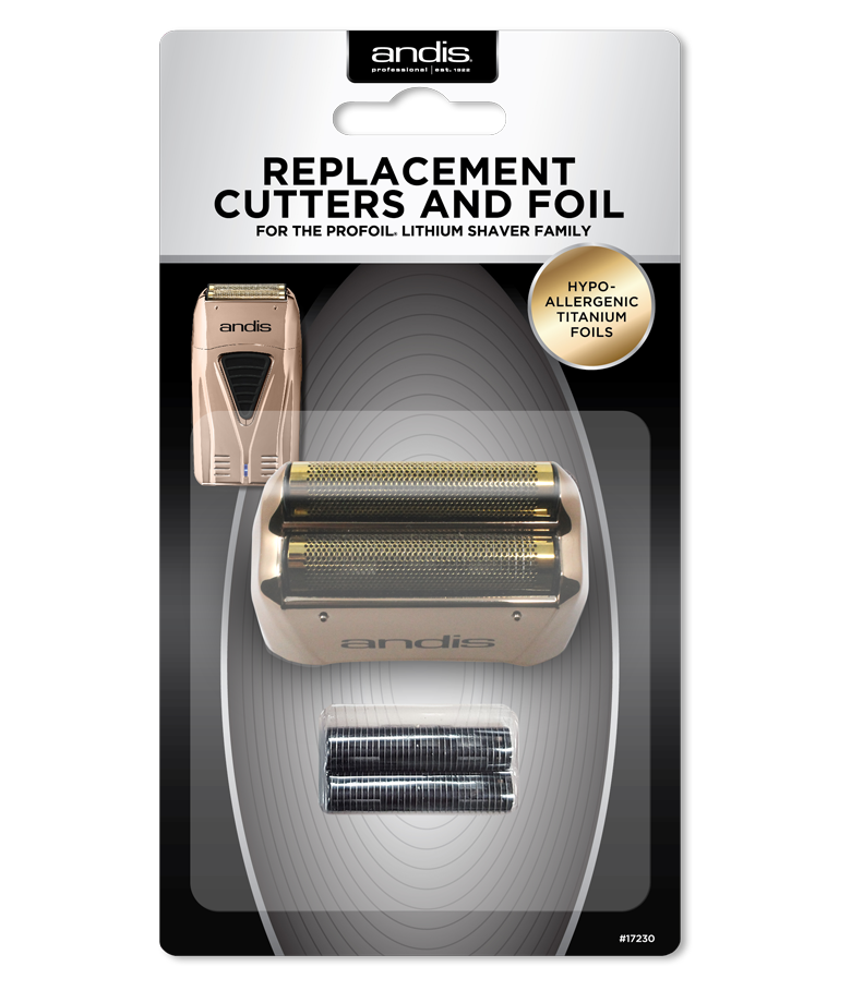 Andis Shaver Replacement Double Foil Copper with blade