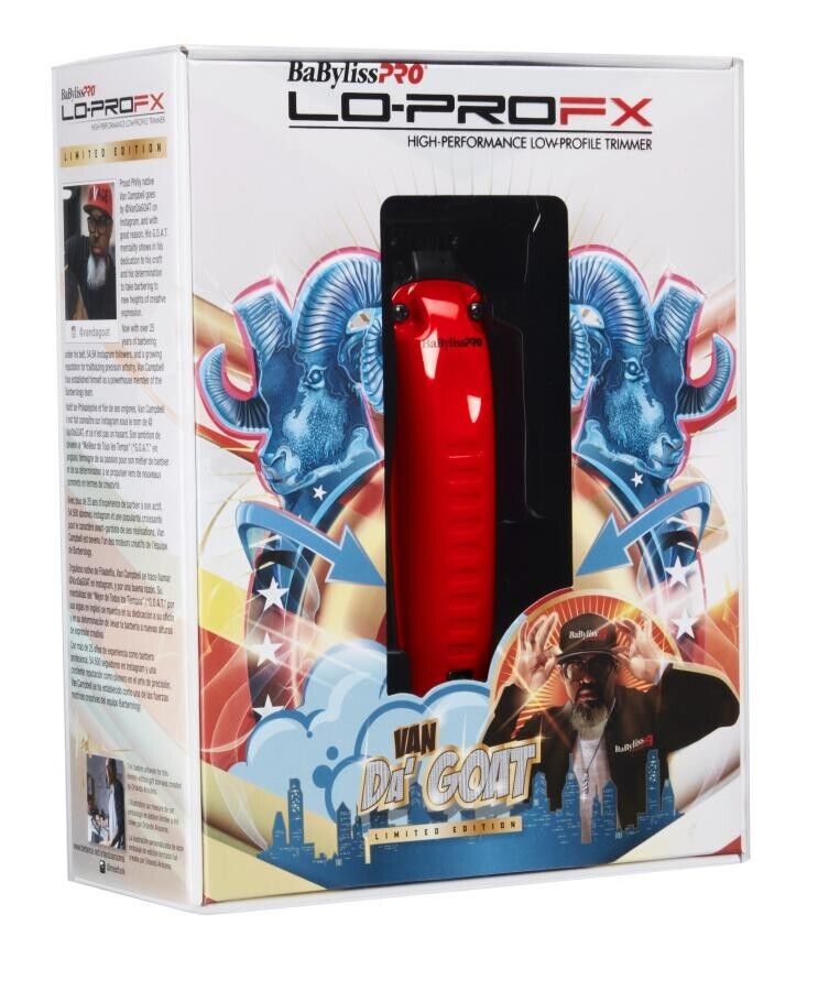 BaByliss LoPro FX Influencer Limited Edition Red Trimmer