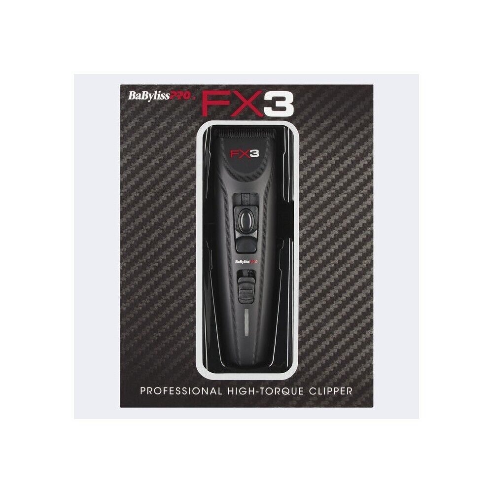 BaByliss Cordless Clipper Black FX3