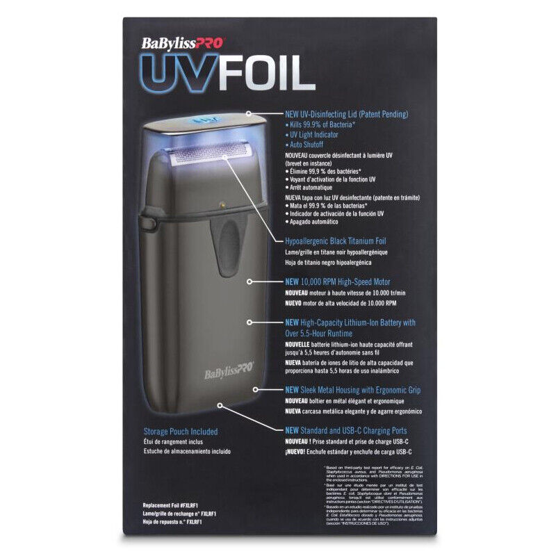 BaByliss FXLFS1 UVFoil Single Foil Shaver